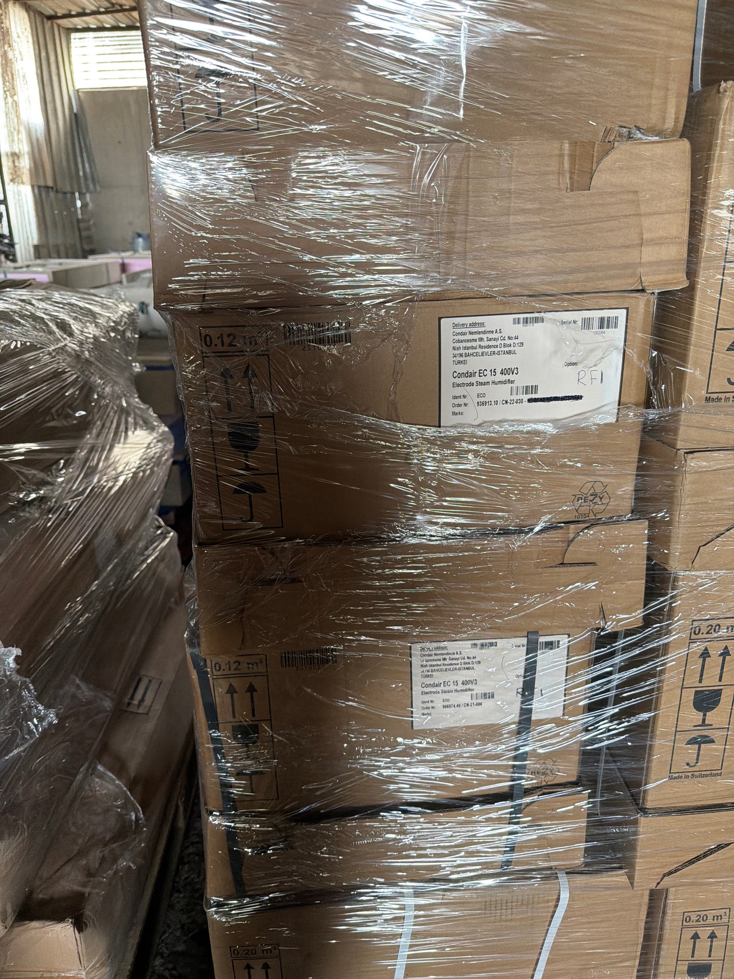 Condair EC 15 400V3 Endüstriyel Buharlı Nemlendirici Cihazı - 4 Adet