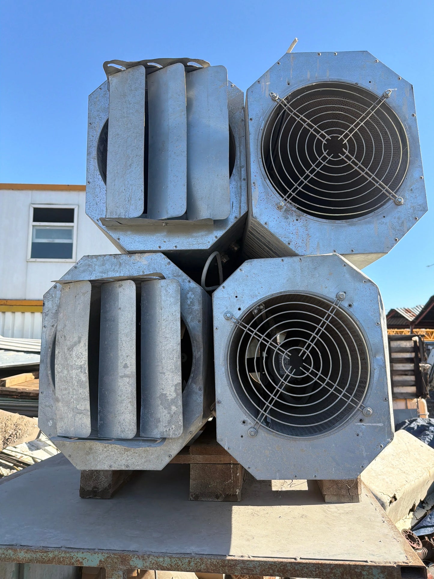 Dev Boy Sanayi Tipi Havalandırma Fanı 2 Metre – 4 Adet – İkinci El