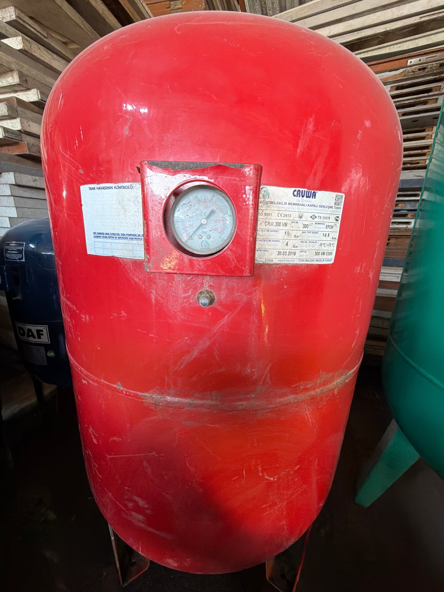 Cauwa CRW 300VM Genleşme Tankı 300 Lt - Model: 0306