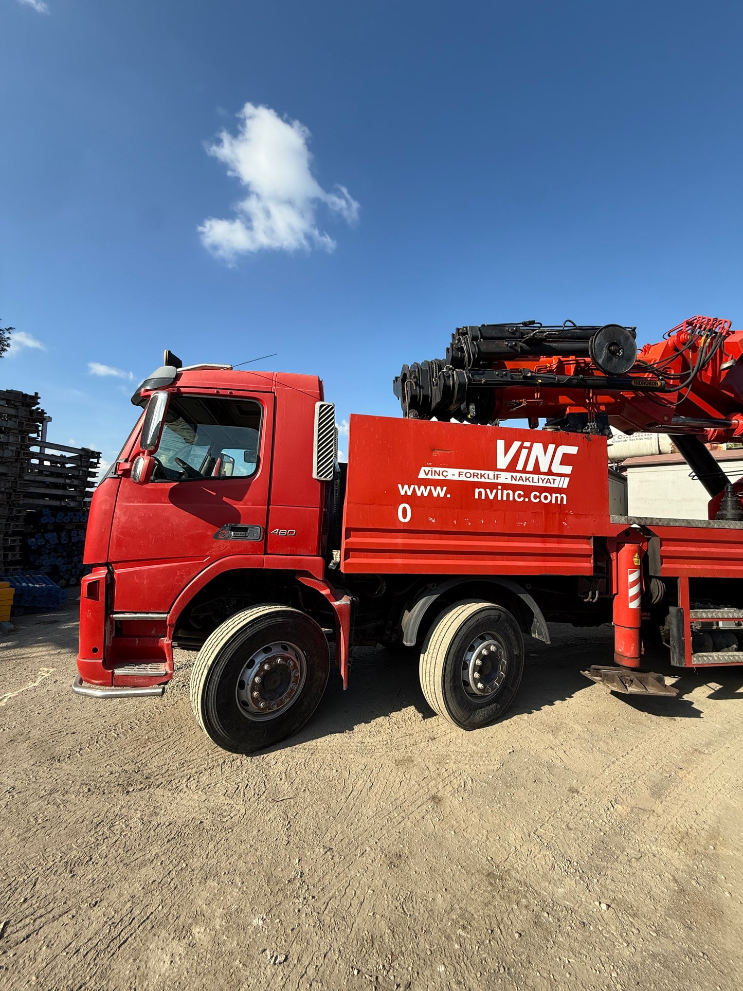 Hidrokon 80 Ton Vinç 60 Metre Bom - 2008 Model Volvo 2002