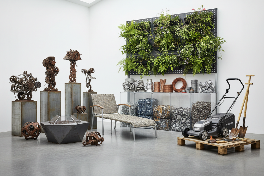 Doğa ile Sanayi El Ele: Bahçe Tasarımı ve Geri Dönüşüm Ekonomisi