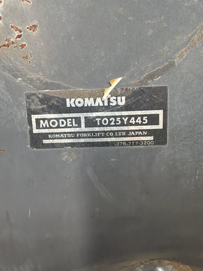 2.5 Ton Komatsu Akülü Forklift - İkinci El Şantiye Ekipmanı