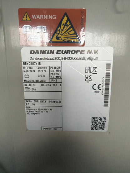 Daikin VRV REYQ8U7Y1B - Sıfır Klima Sistemi