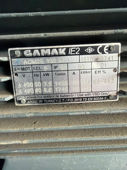 Gamak AGM2E 132M4 Motor - Endüstriyel Motor