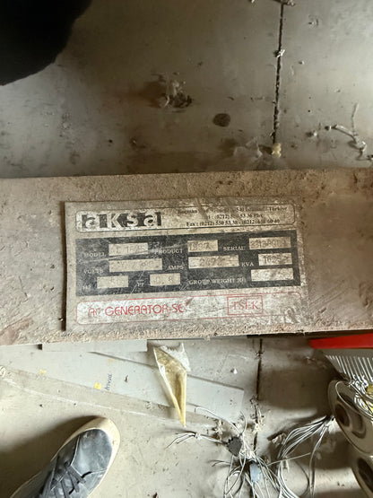 Aksa 1625 kVA Jeneratör - Cummins Motor 490 Saat + Transfer Panosu