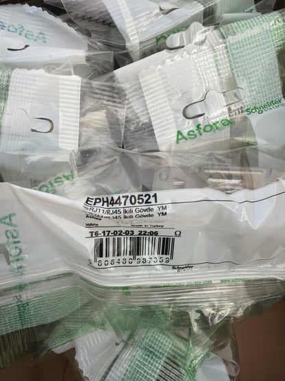 Schneider EPH4470521 - White 10 Adet Elektrik Malzemesi