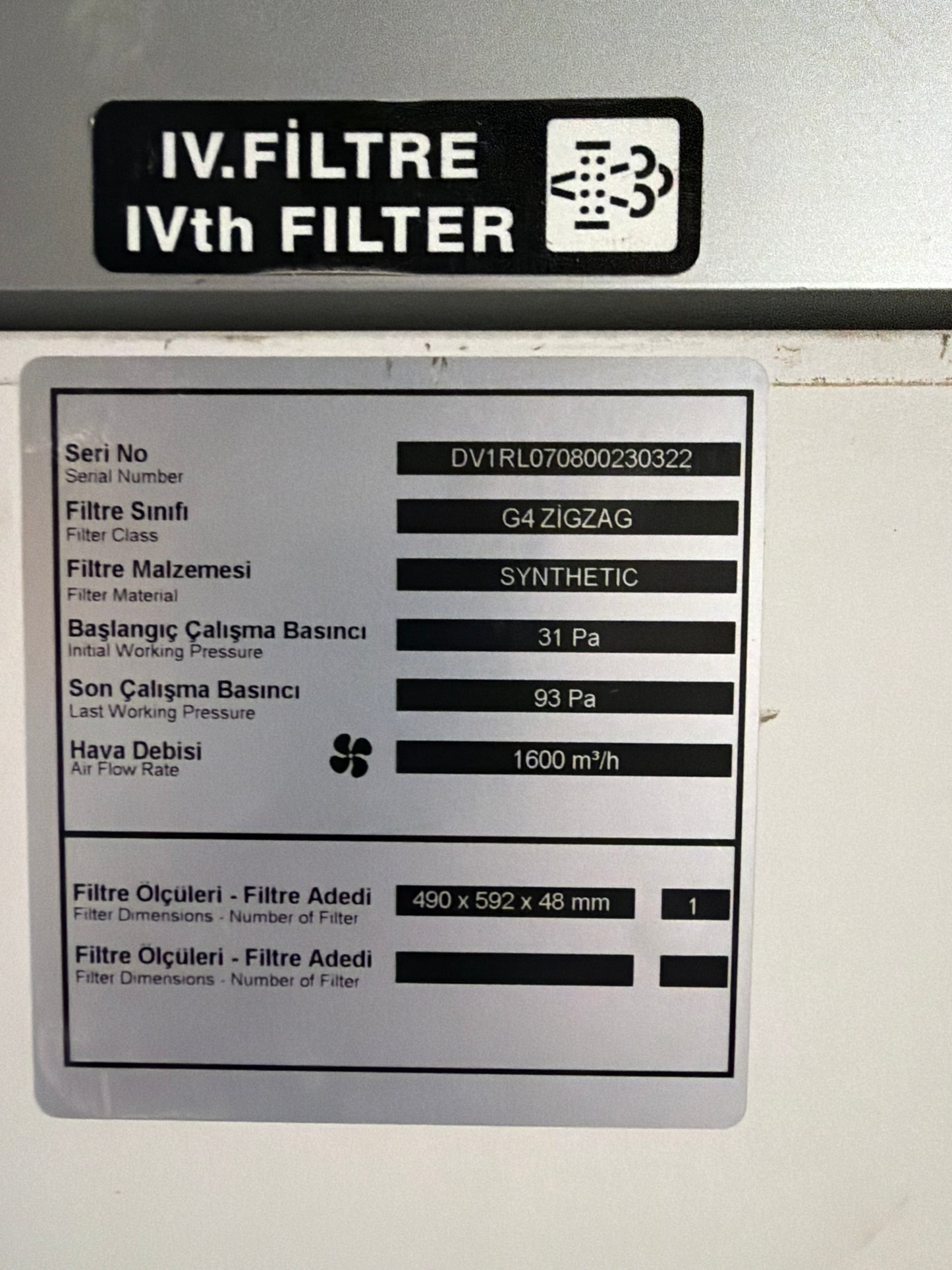 Daikin Vantilatör Santral - AHU-13 DKS-60TB Havalandırma Sistemi