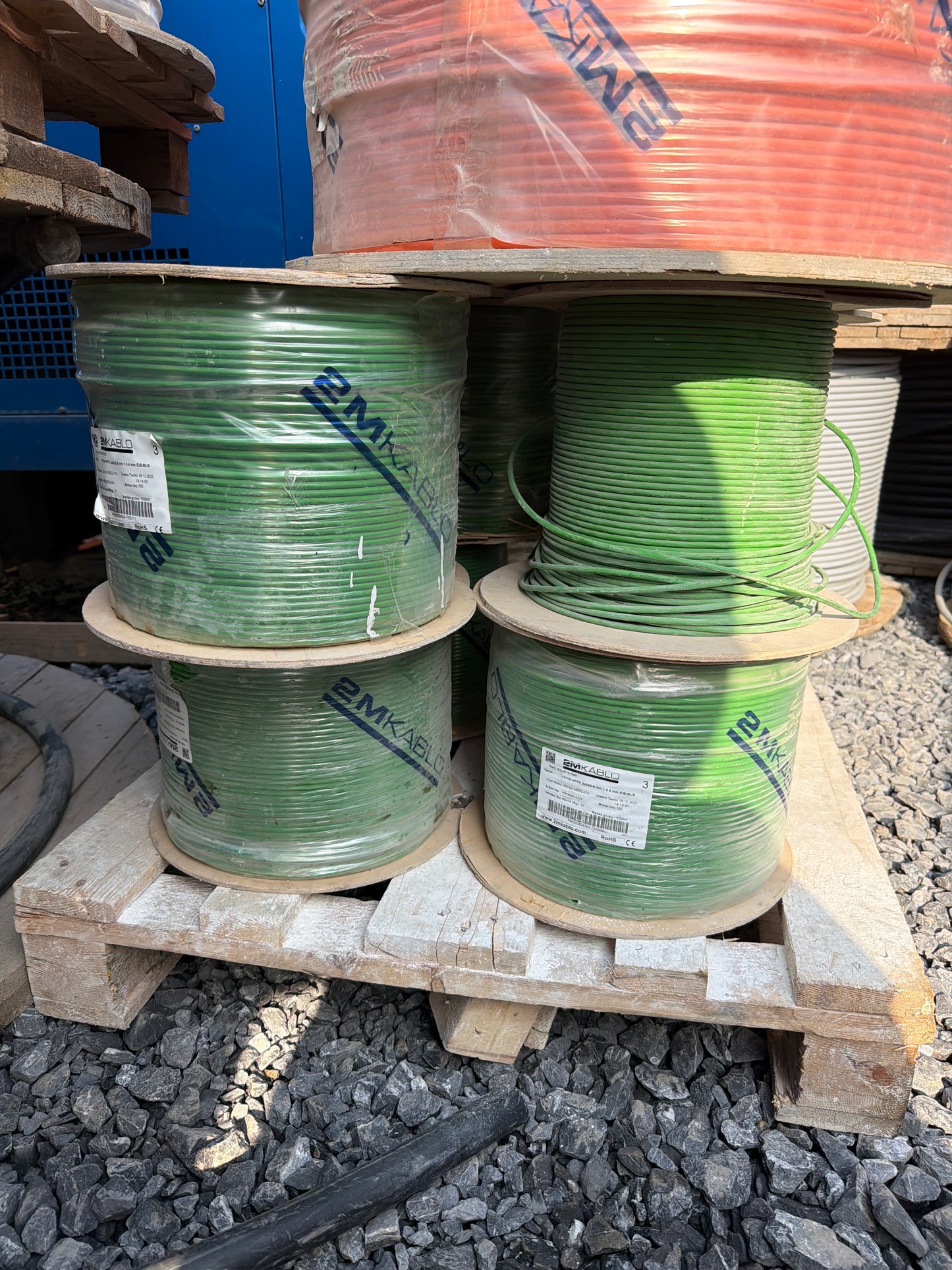 2M Kablo 2x2x0.8mm Yeşil - Ürün Kodu: 3B12A156002-07A