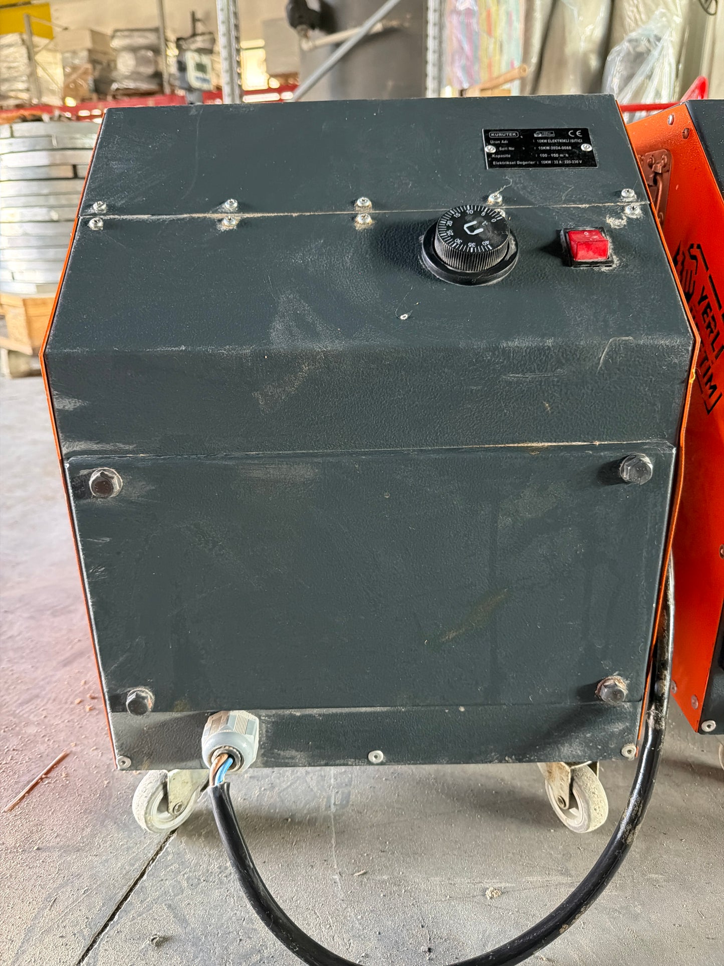 Kurutek 10kW Elektrikli Isıtıcı - Seri No: 10kw-2024-0088