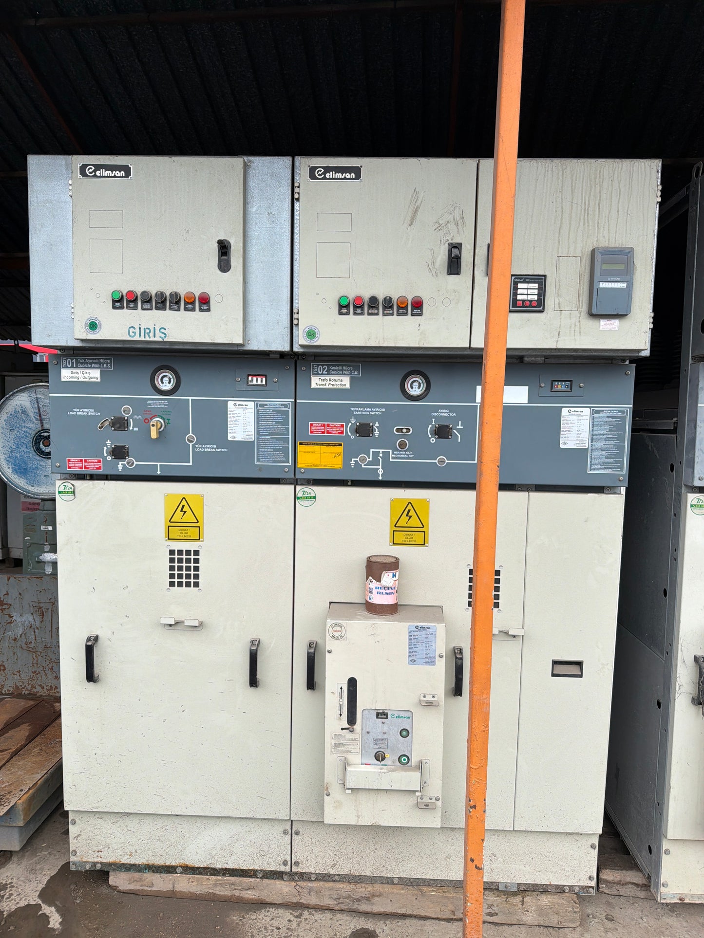 Elimsan Modüler Hücre TG21-01 - 36kV 630A Elektrik Dağıtım Panosu