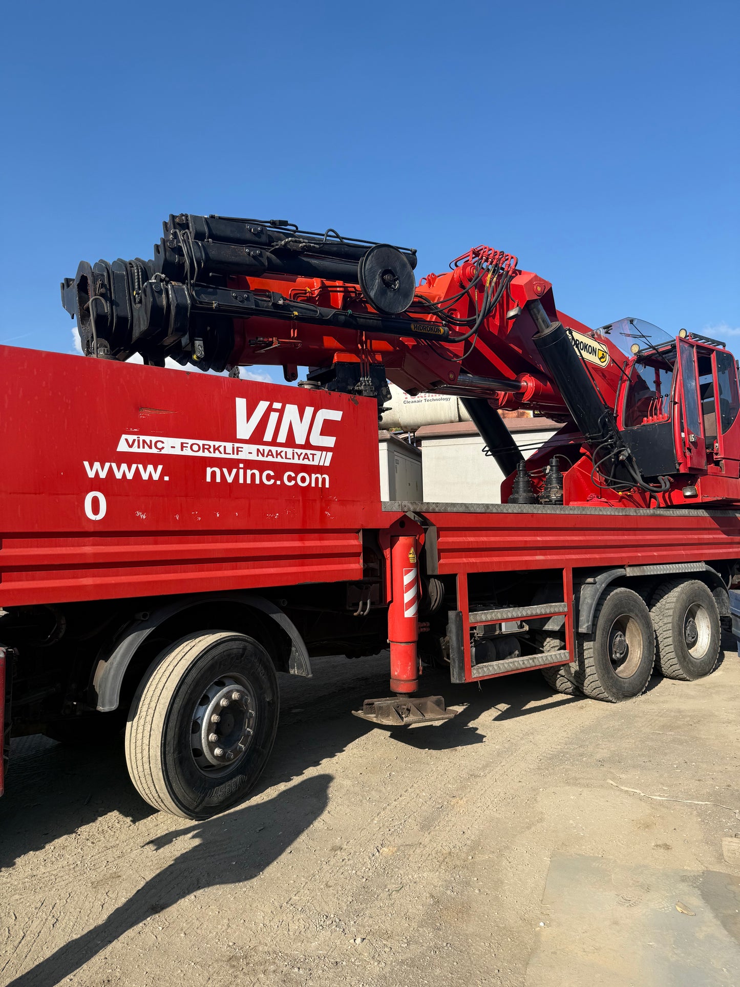 Hidrokon 80 Ton Vinç 60 Metre Bom - 2008 Model Volvo 2002