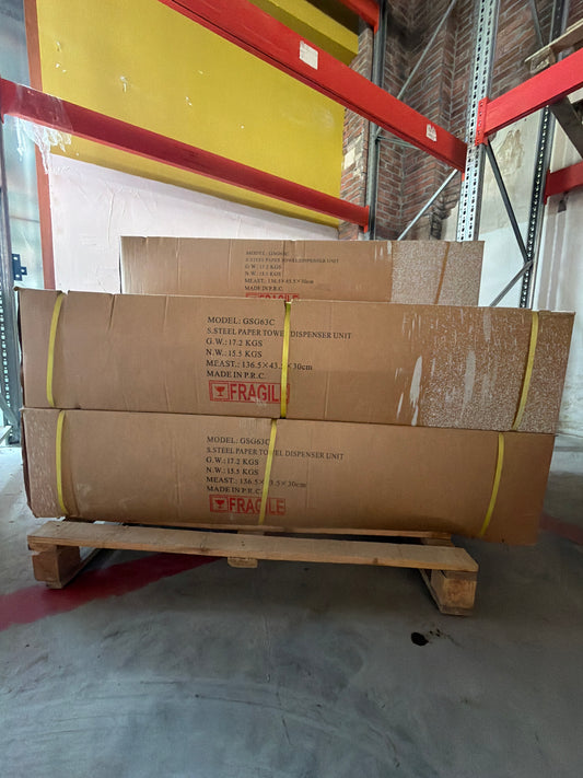 Fragile Xinda Kombine Fotoselli Havlu Dispanser ve Çöp Kovası - GSG63C