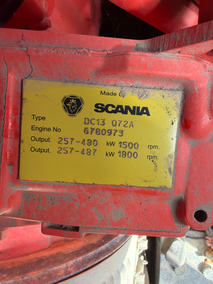 500 KVA ALİMAR JENERATÖR – SCANIA MOTORLU | 1854 SAATTE DİZEL JENERATÖR
