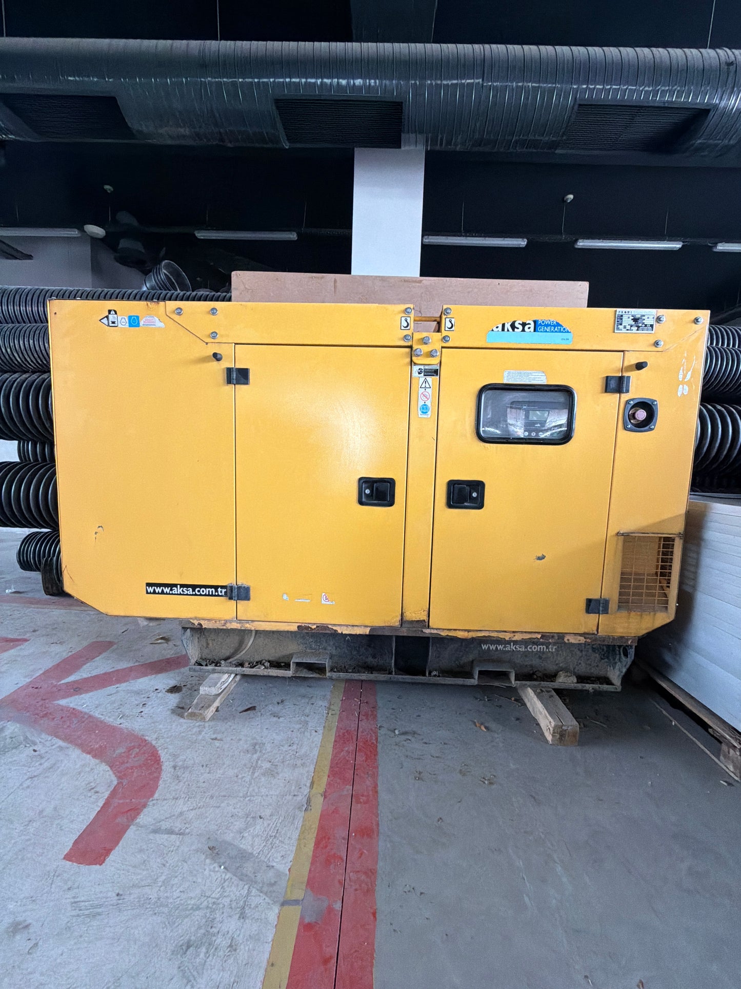 50 kVA Aksa 2015 Model Jeneratör - Ricardo Motor Kabinli