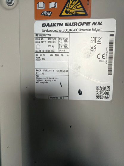 Daikin VRV REYQ8U7Y1B - Sıfır Klima Sistemi