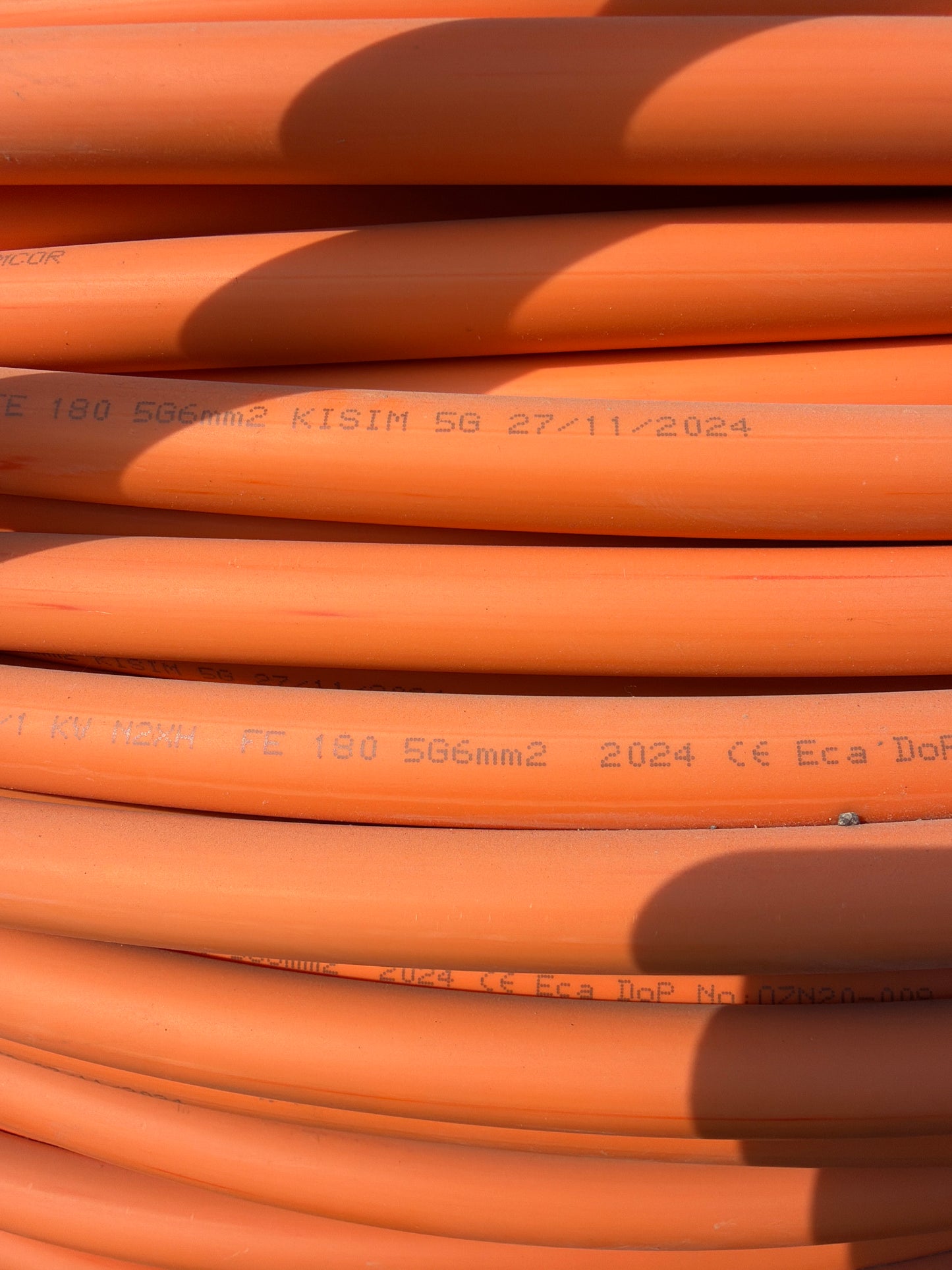 Öznur Kablo N2XH FE 180 5x6 - 350 metre Elektrik Kablosu