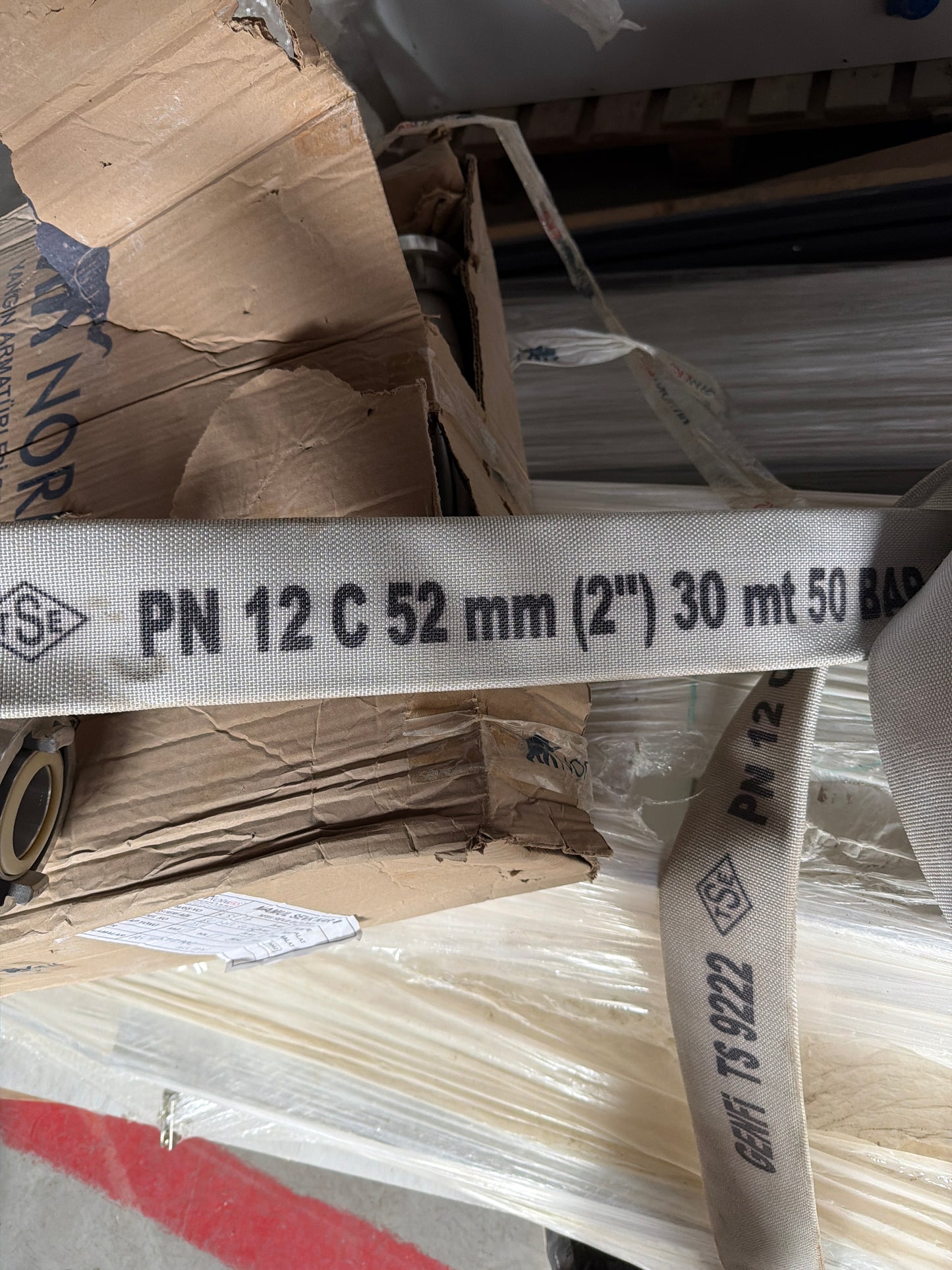 Genfi PN12 C52mm Hortum - Beyaz Telli Endüstriyel