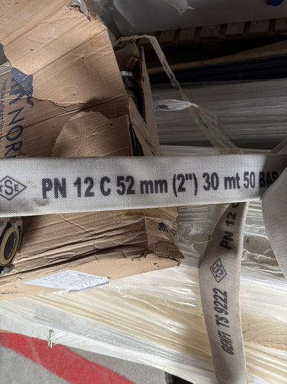 Genfi PN12 C52mm Hortum - Beyaz Telli Endüstriyel