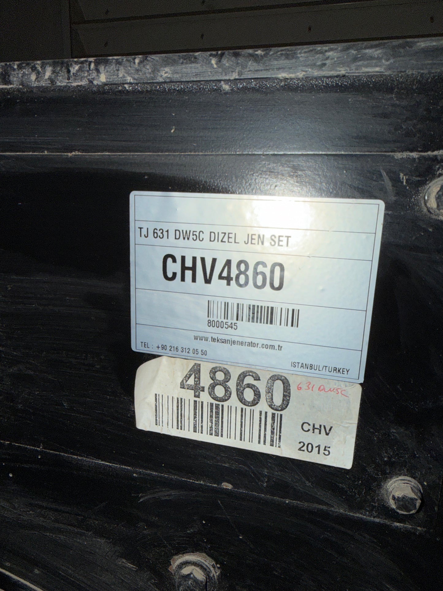 Teksan TJ631 DW5C Dizel Jeneratör - 632 kVA Doosan Motor