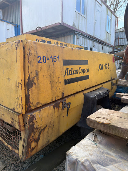 Atlas Copco XA175 Dizel Mobil Kompresör – 175 CFM – İkinci El