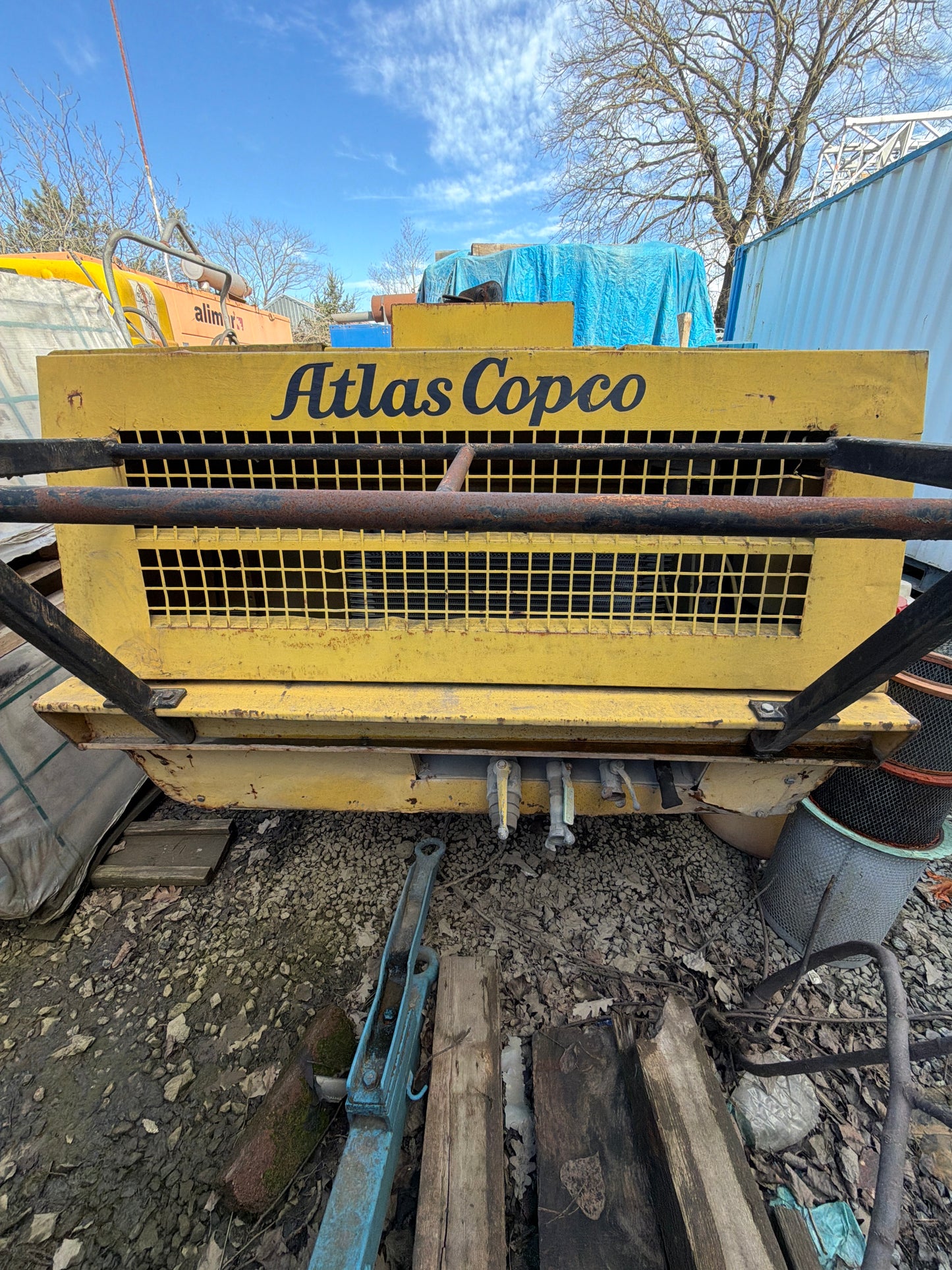 Atlas Copco XA175 Dizel Mobil Kompresör – 175 CFM – İkinci El