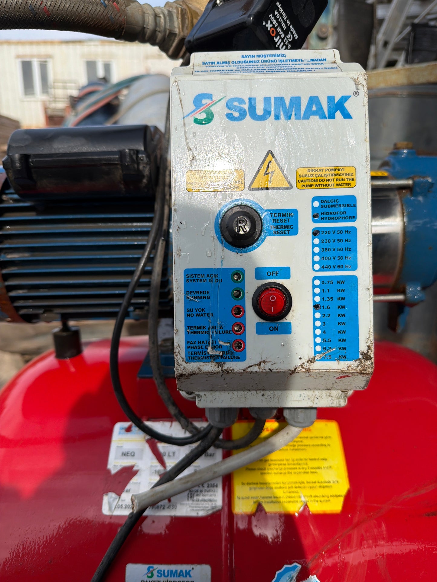 Sumak SYMH9-220/6 Hidrofor - İkinci El Çalışır Durumda