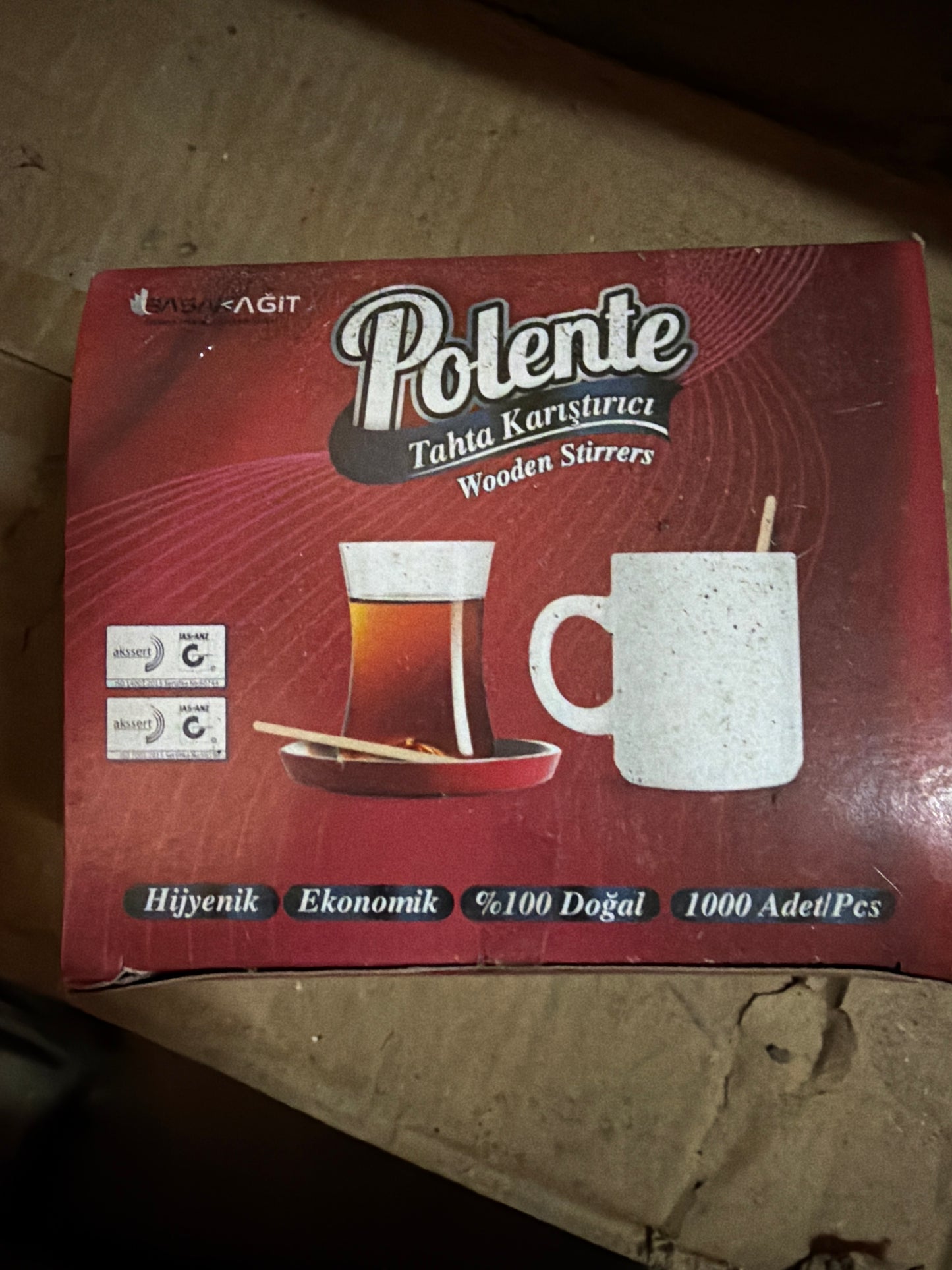 POLENTE TAHTA KARIŞTIRICI 11 CM 1000’Lİ