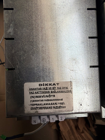 İkili Klemens METAL GÖVDELİ LED GÖSTERGELİ – PANO TİPİ (47 ADET)LED(+)L Kırmızı LED(-) N:Mavi Elektrik Malzemesi