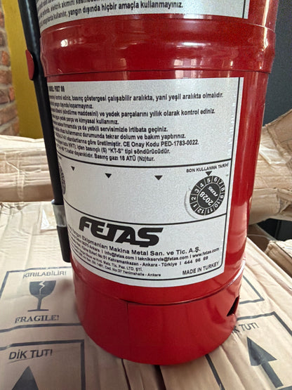 Fetas Yangın Söndürücü - 6kg ABC Toz Tipi