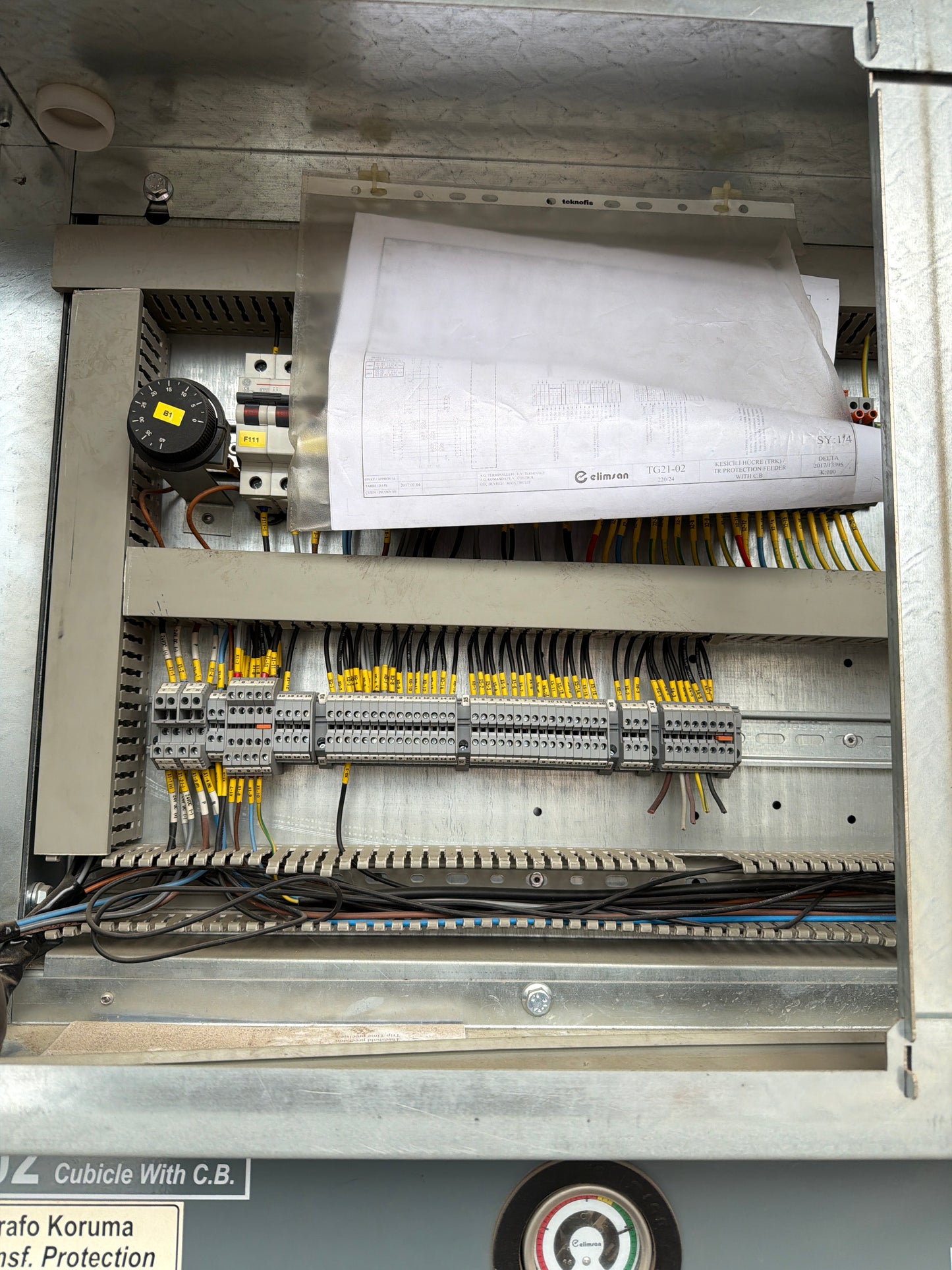 Elimsan Modüler Hücre TG21-01 - 36kV 630A Elektrik Dağıtım Panosu