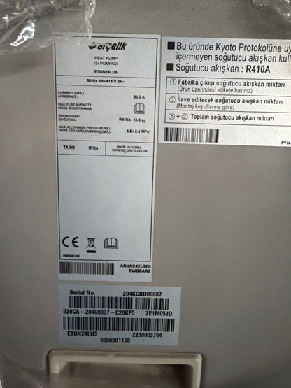 Arçelik VRS5 ARUN24ZLTE5 - Sıfır VRF Klima Sistemi