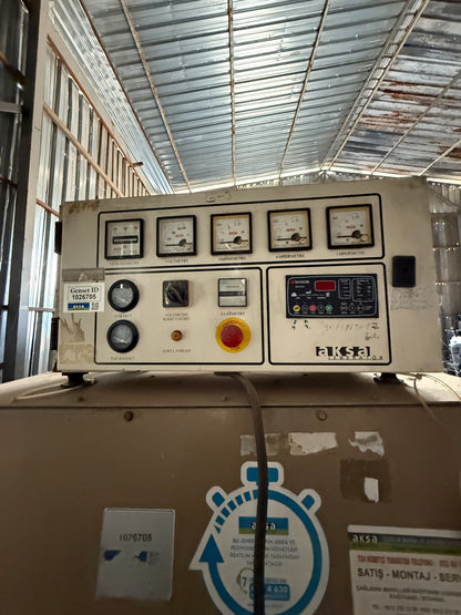 Aksa 1625 kVA Jeneratör - Cummins Motor 490 Saat + Transfer Panosu