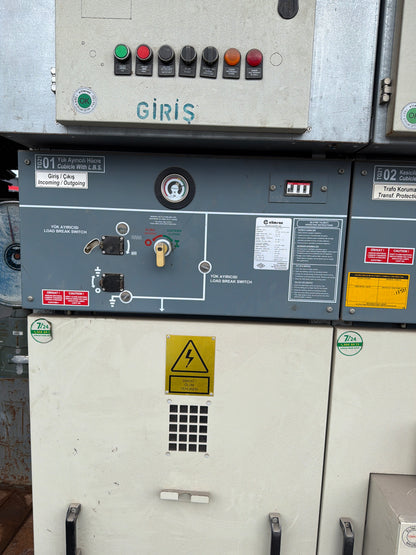 Elimsan Modüler Hücre TG21-01 - 36kV 630A Elektrik Dağıtım Panosu