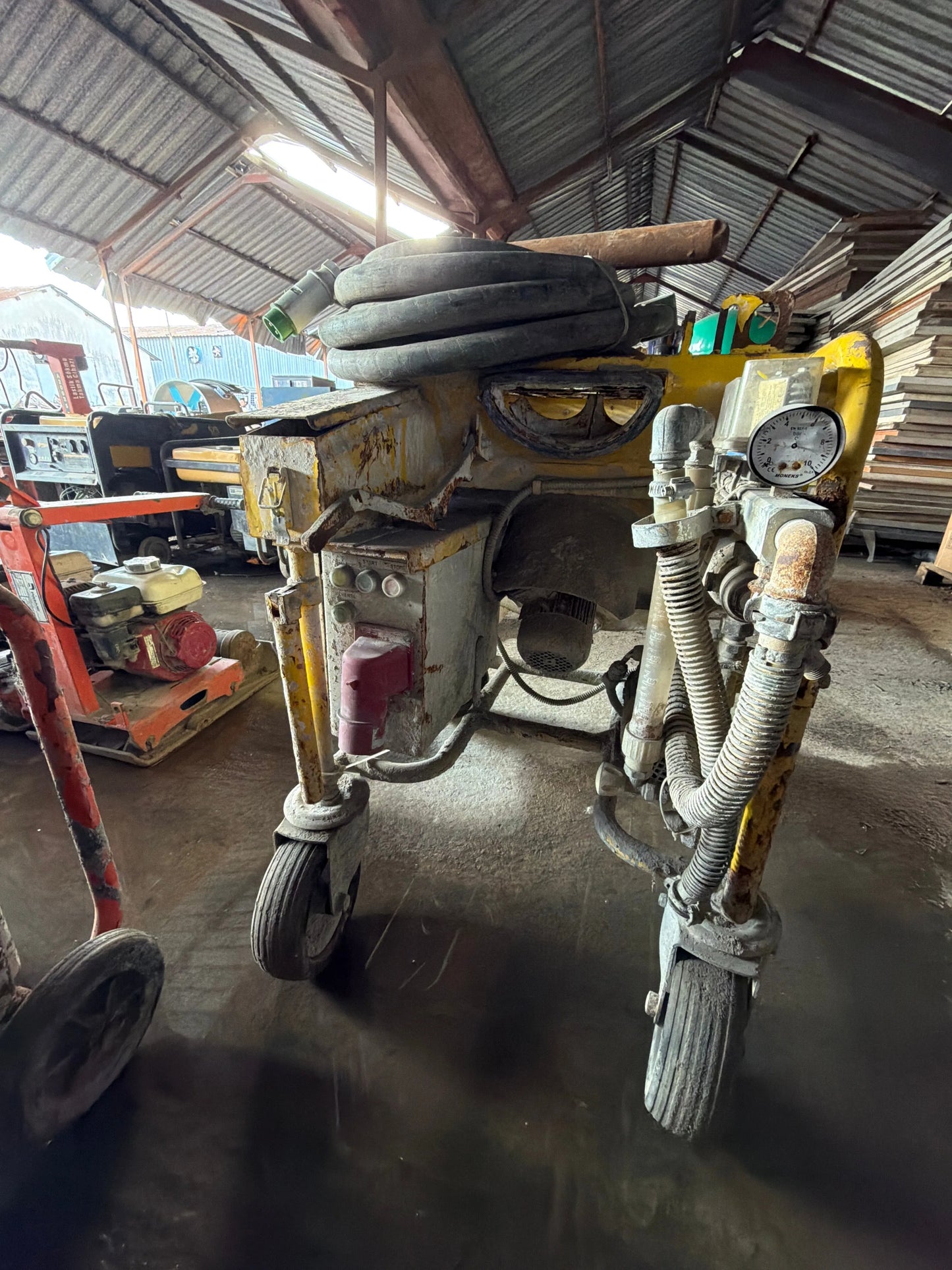 ASE SM-5 Alçı Sıva Makinesi 380V Temiz