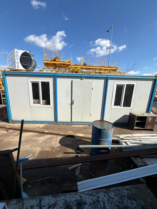 3x7 Metre Şantiye Konteyneri – Eşyalı – İkinci El