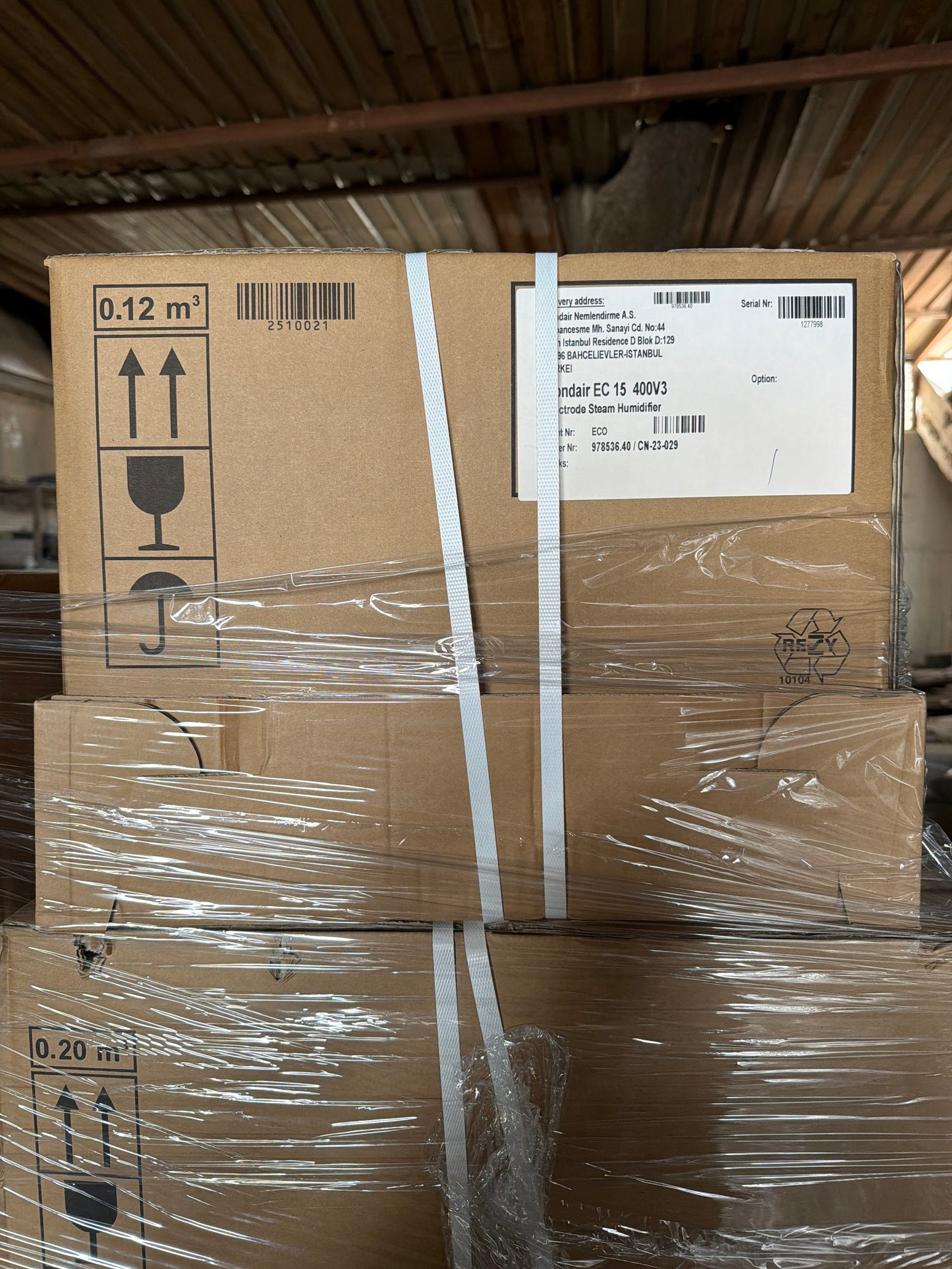Condair EC 15 400V3 Endüstriyel Buharlı Nemlendirici Cihazı - 4 Adet