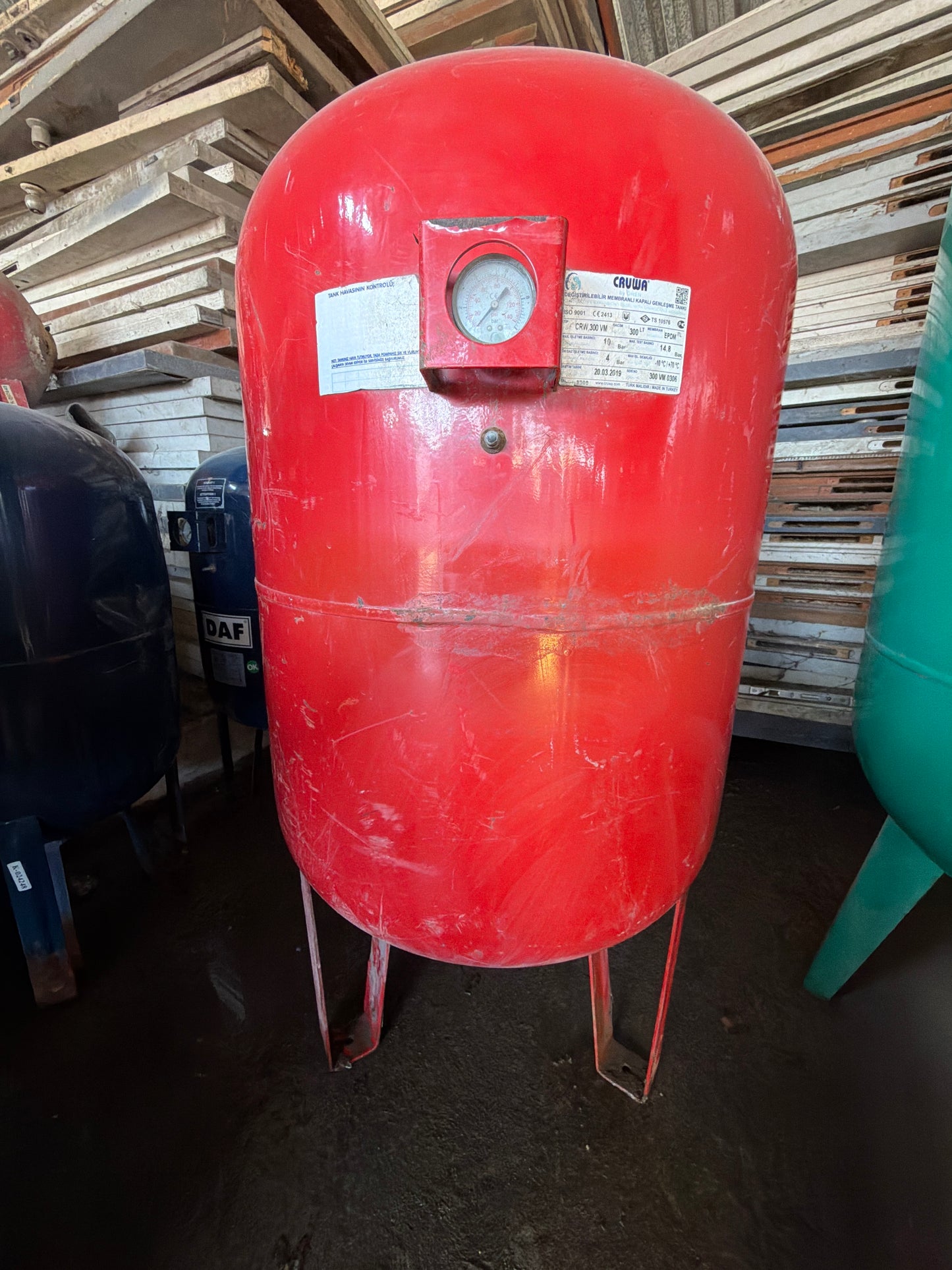 Cauwa CRW 300VM Genleşme Tankı 300 Lt - Model: 0306