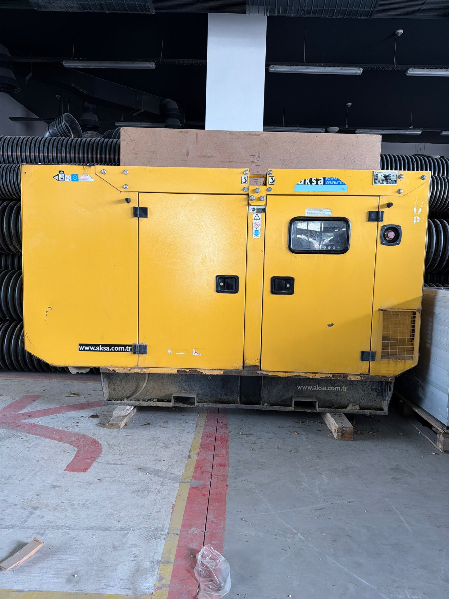 50 kVA Aksa 2015 Model Jeneratör - Ricardo Motor Kabinli