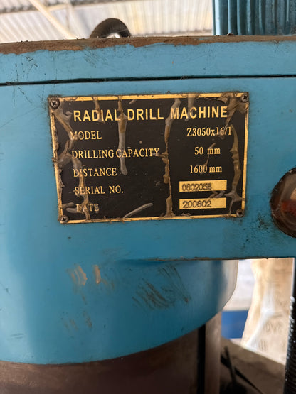 Enola Z3050x16/1 Radyal Matkap Tezgahı – 50mm – 380V – İkinci El
