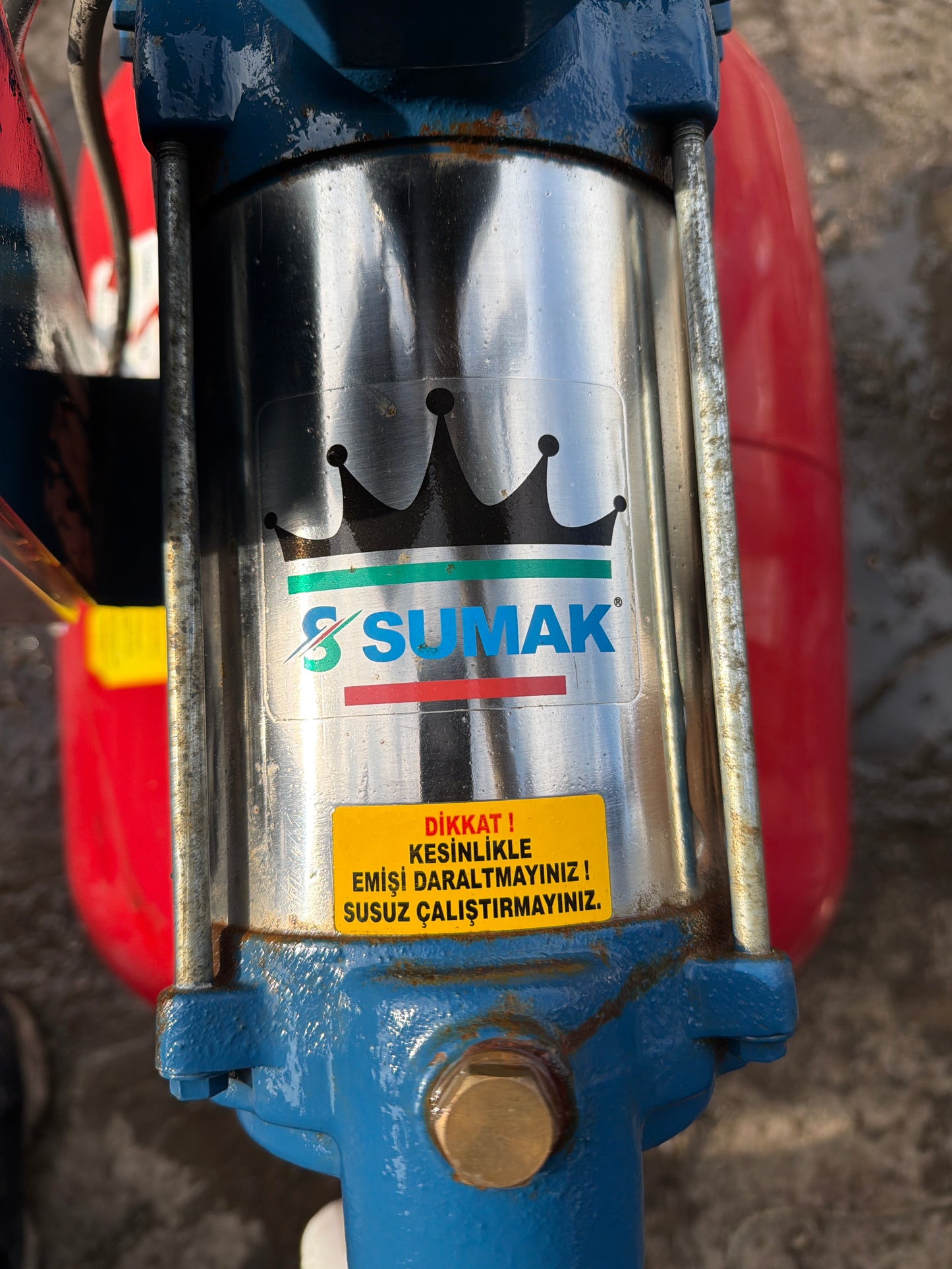 Sumak SYMH9-220/6 Hidrofor - İkinci El Çalışır Durumda