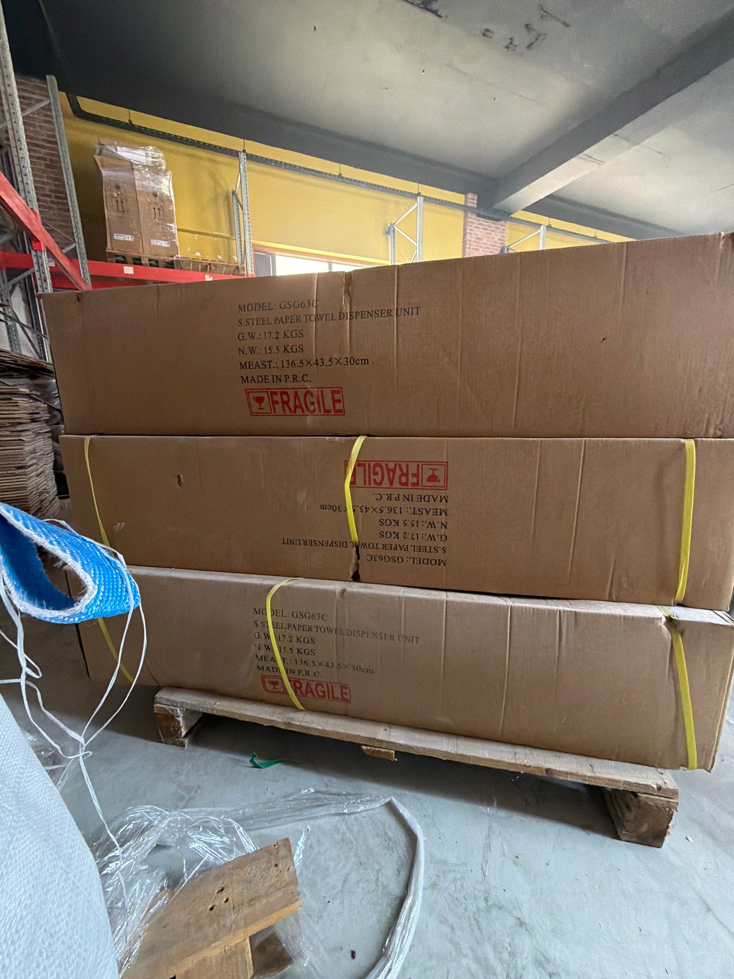 Fragile Xinda Kombine Fotoselli Havlu Dispanser ve Çöp Kovası - GSG63C