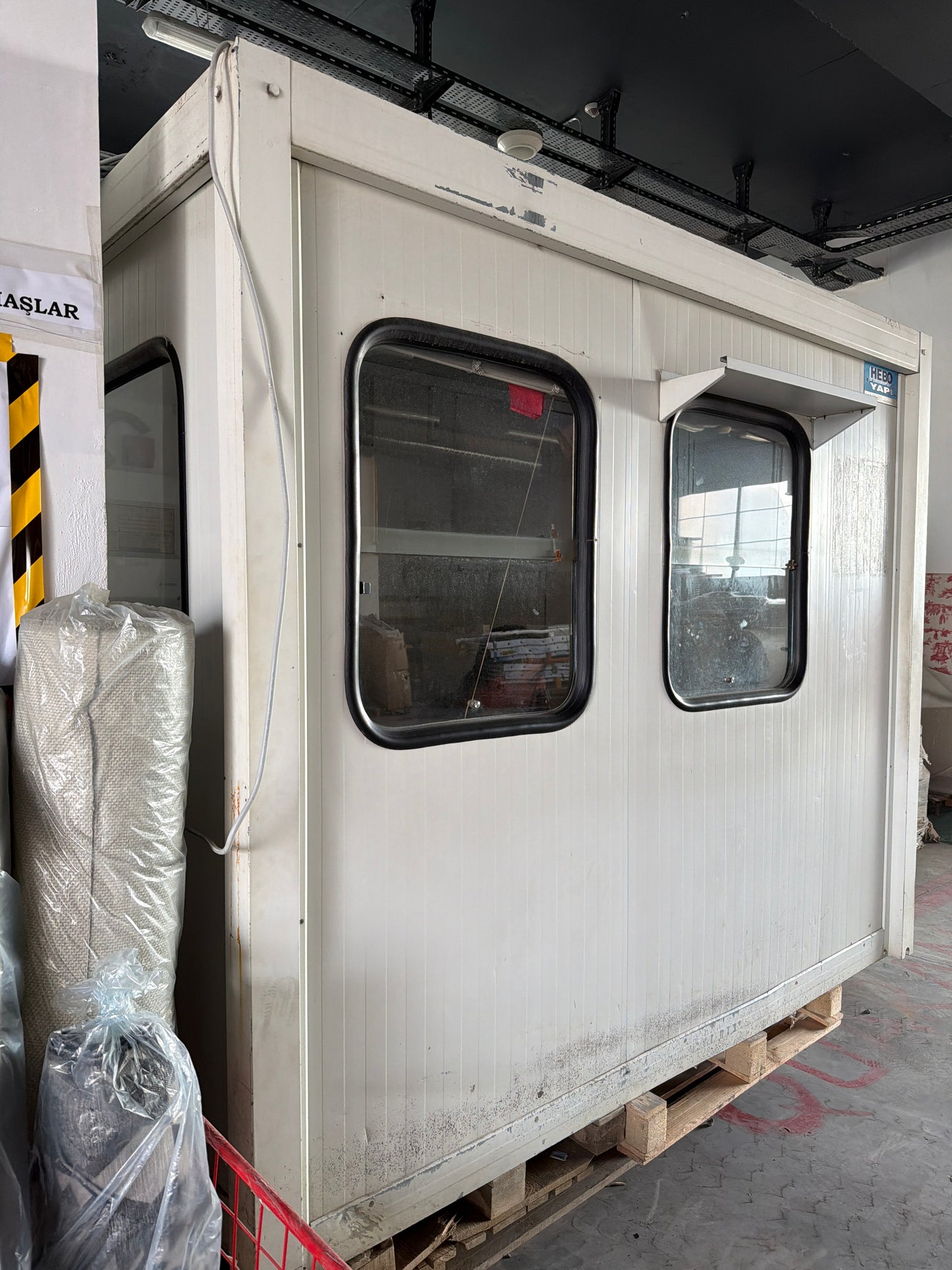Hebo Yapı Güvenlik Kulübesi - 2.70*1.45 metre Prefabrik