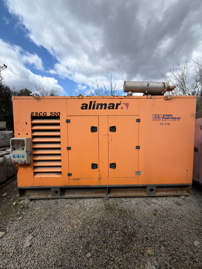 500 KVA ALİMAR JENERATÖR – SCANIA MOTORLU | 1854 SAATTE DİZEL JENERATÖR