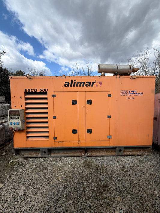 500 KVA ALİMAR JENERATÖR – SCANIA MOTORLU | 1854 SAATTE DİZEL JENERATÖR